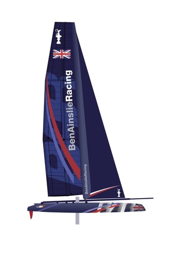 Ben Ainslie Racing’s AC45 © Ben Ainslie Racing www.benainslieracing.com